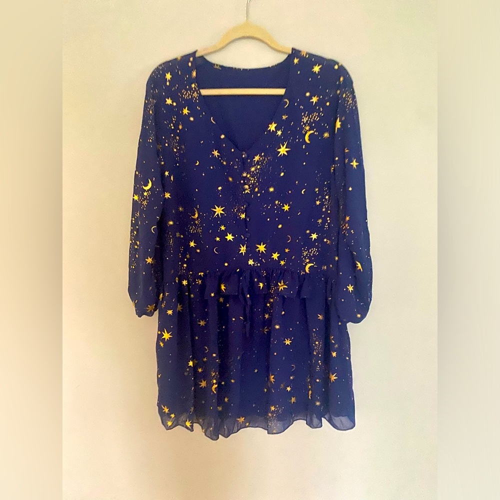 Dokotoo Womens Cute Spring Sexy Deep V Neck Ruffle mini dress